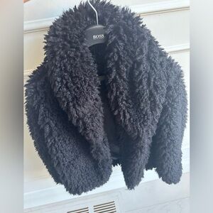 Faux Sherpa cozy and thick jacket
